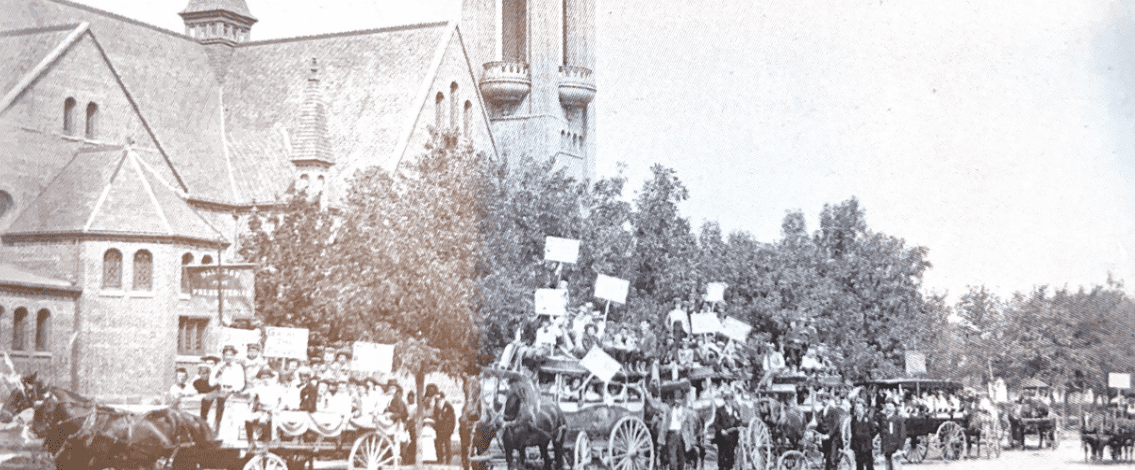 Vintage photo of First Presbyterian Church